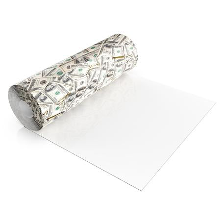 MONEY 100 BILL LIFESTYLE PATTERN HEAT TRANSFER VINYL