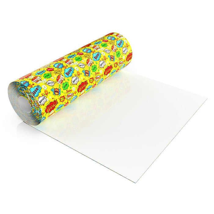 SUPER HERO BING BANG POW LIFESTYLE PATTERN HEAT TRANSFER VINYL