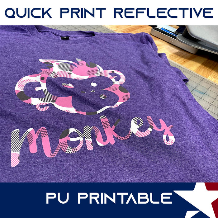 QuickPrint Reflective Printable Heat Transfer Vinyl
