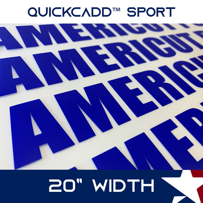 Quickcadd™ Sport Heat Transfer Film 20" (4408044585025)