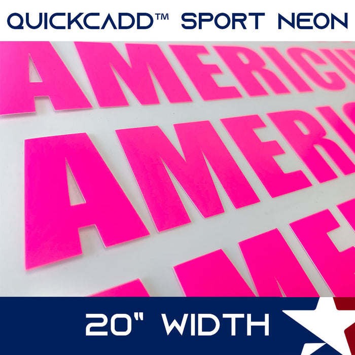 Quickcadd™ Sport Neon Heat Transfer Film 20" (4408046551105)