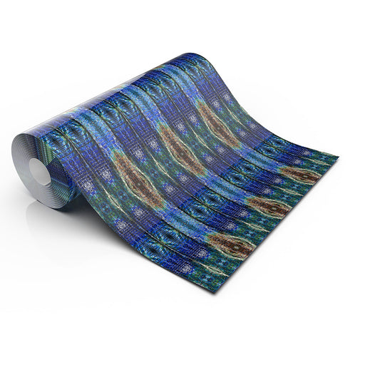 BLUE SNAKE SKIN LIFESTYLE PATTERN HEAT TRANSFER VINYL