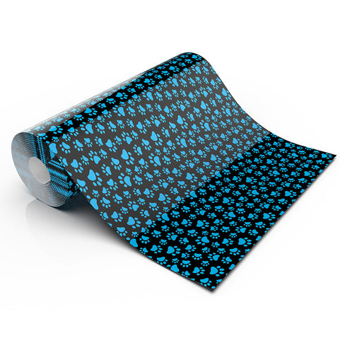BLUES PAWS LIFESTYLE PATTERN HEAT TRANSFER VINYL