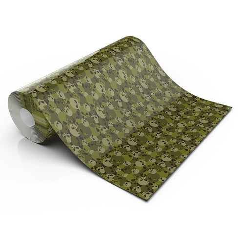 CAMO SKULLS LIFESTYLE PATTERN HEAT TRANSFER VINYL
