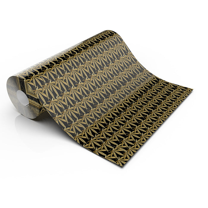 GOLD MARIJUANA LIFESTYLE PATTERN HEAT TRANSFER VINYL