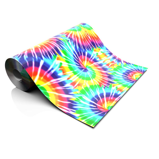 TYE DYE SWIRL LIFESTYLE PATTERN HEAT TRANSFER VINYL