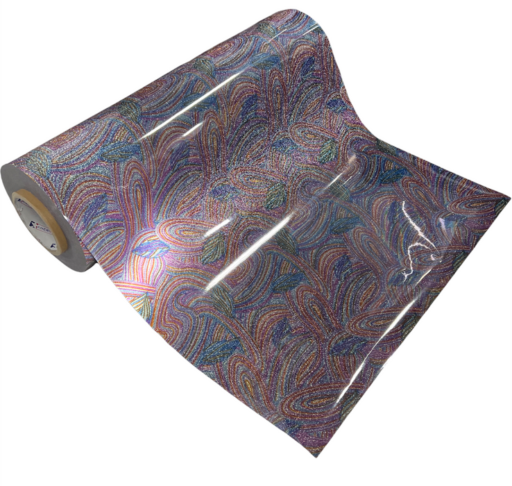 Quickweed™ Twinkle Reflective Heat Transfer Vinyl 12"