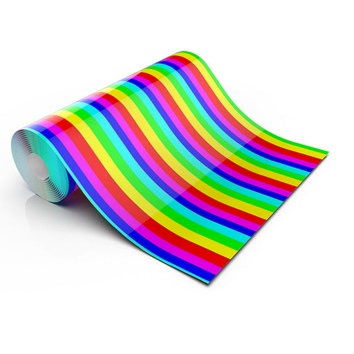 PRIDE SOLID RAINBOW LIFESTYLE PATTERN HEAT TRANSFER VINYL