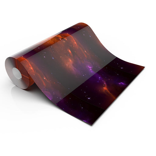 RED GALAXY LIFESTYLE PATTERN HEAT TRANSFER VINYL