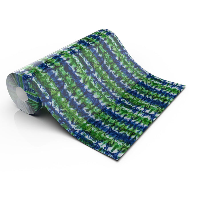 TYE DYE GREEN LIFESTYLE PATTERN HEAT TRANSFER VINYL