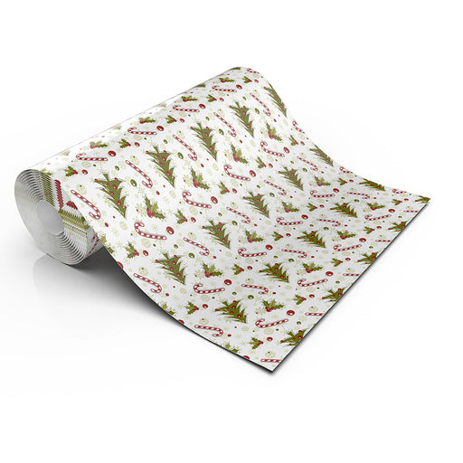 TREE AND CANDY CANE LIFESTYLE PATTERN HEAT TRANSFER VINYL